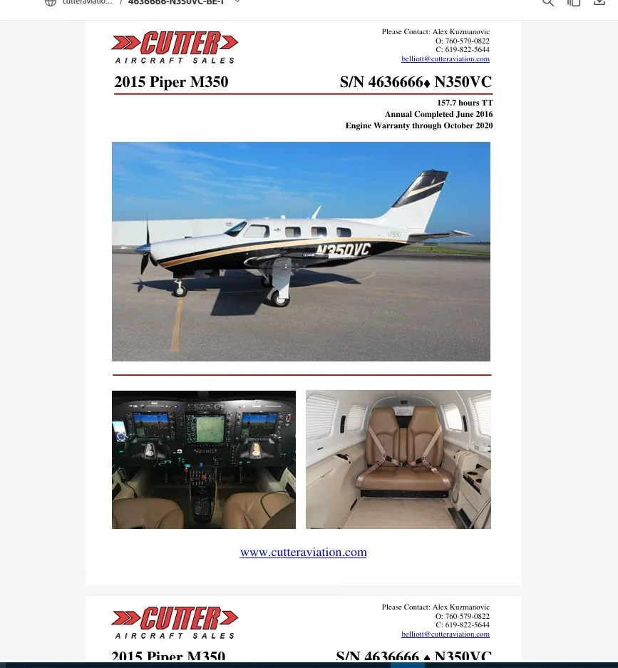 Piper Aircraft PA-46-350P PIPER M350 - foto 11